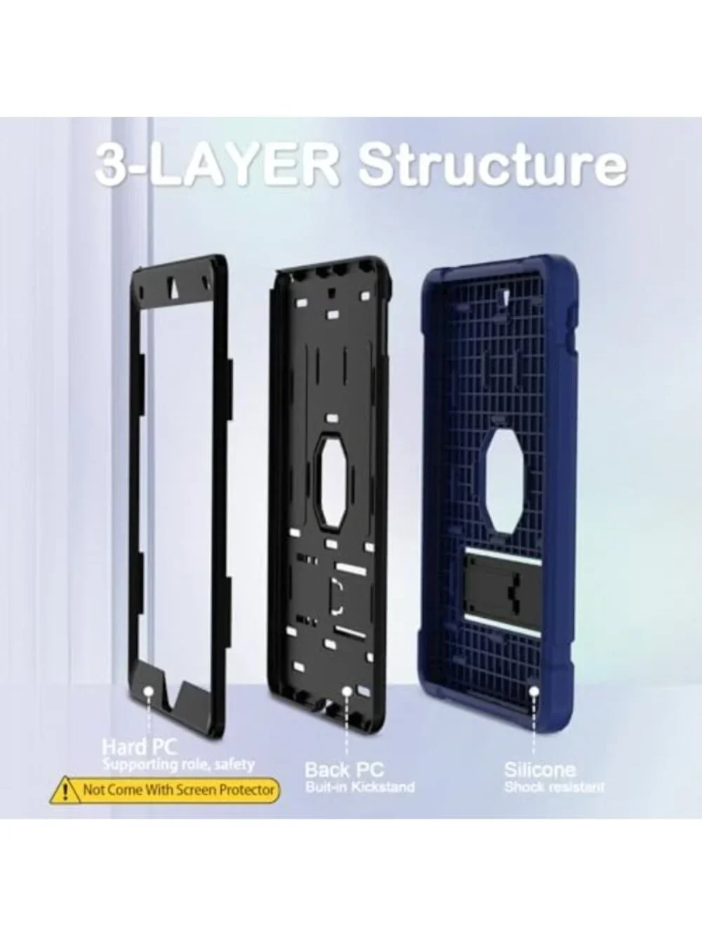 Stylish iPad 10.2 Case for 7th/8th/9th Gen - Durable, Lightweight, Shockproof